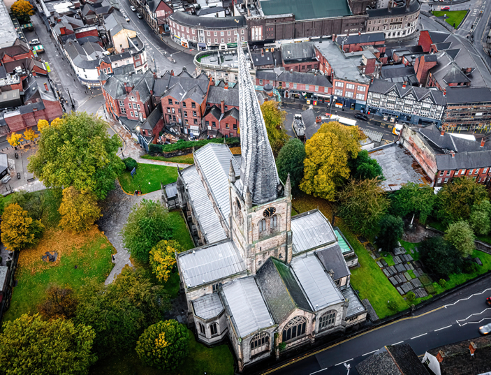 the crooked spire in chesterfield